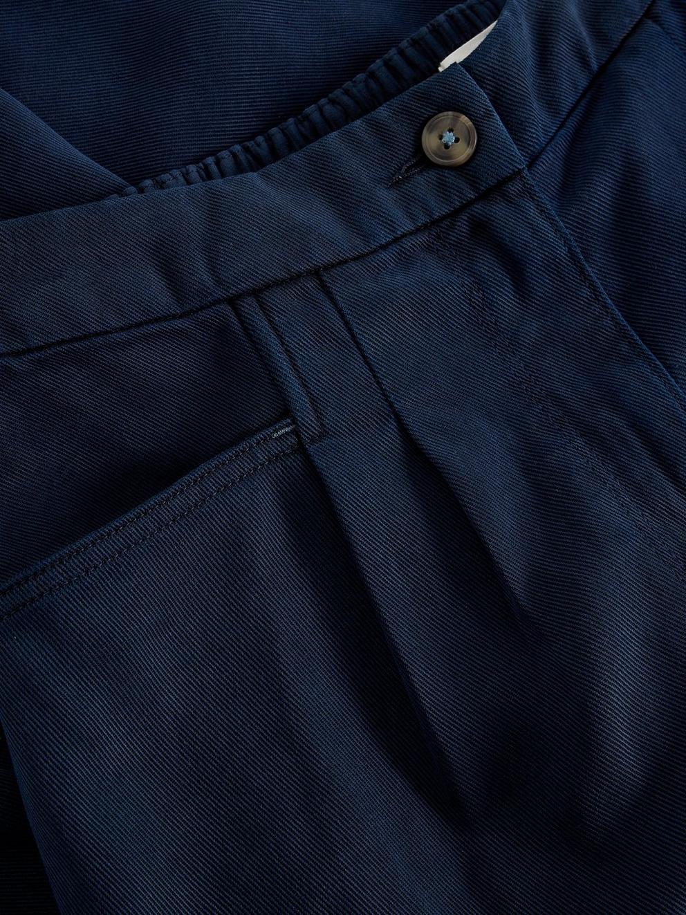 Rowena Trouser in DARK NAVY - FLAT DETAIL