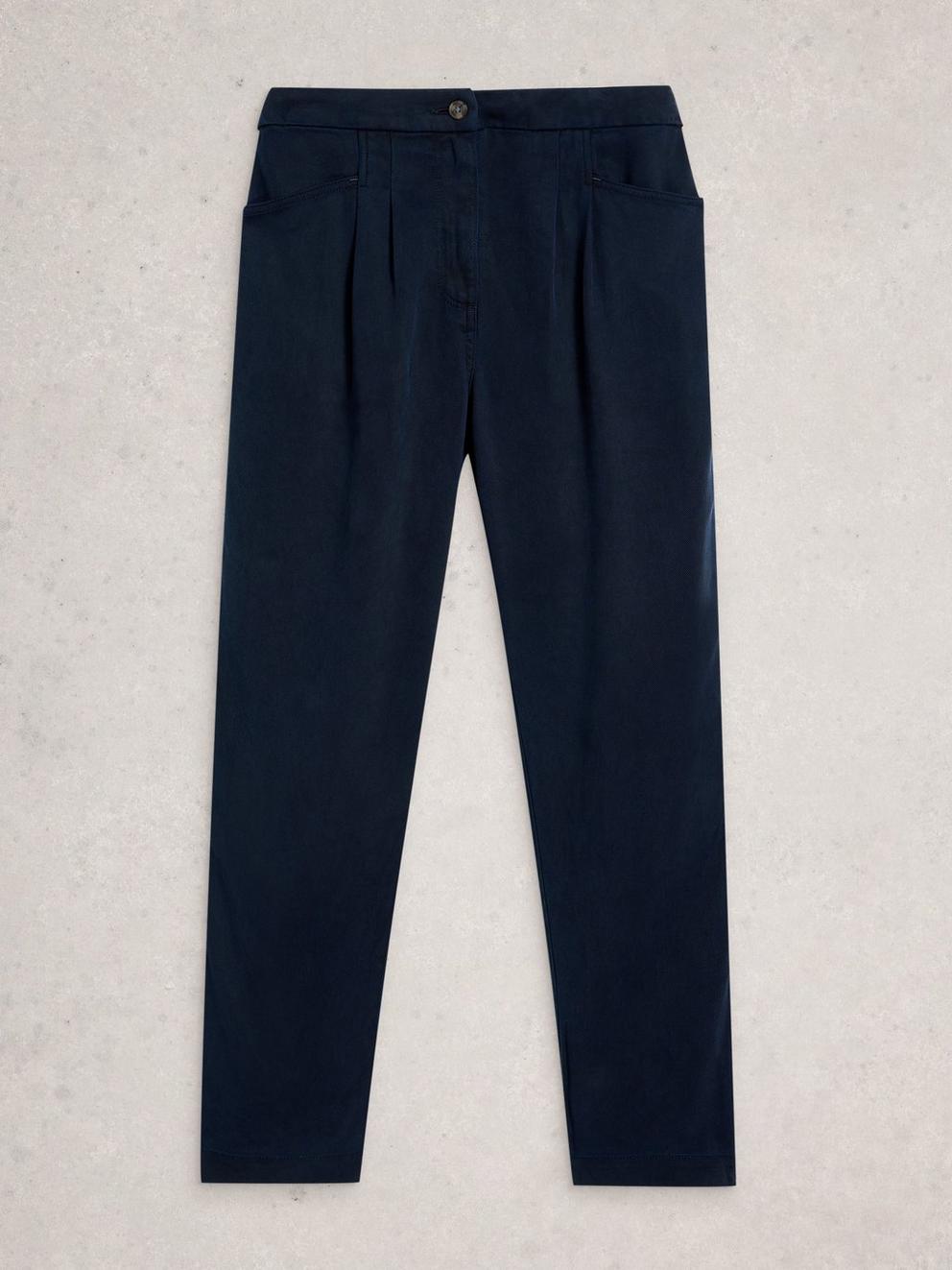 Rowena Trouser in DARK NAVY - FLAT FRONT