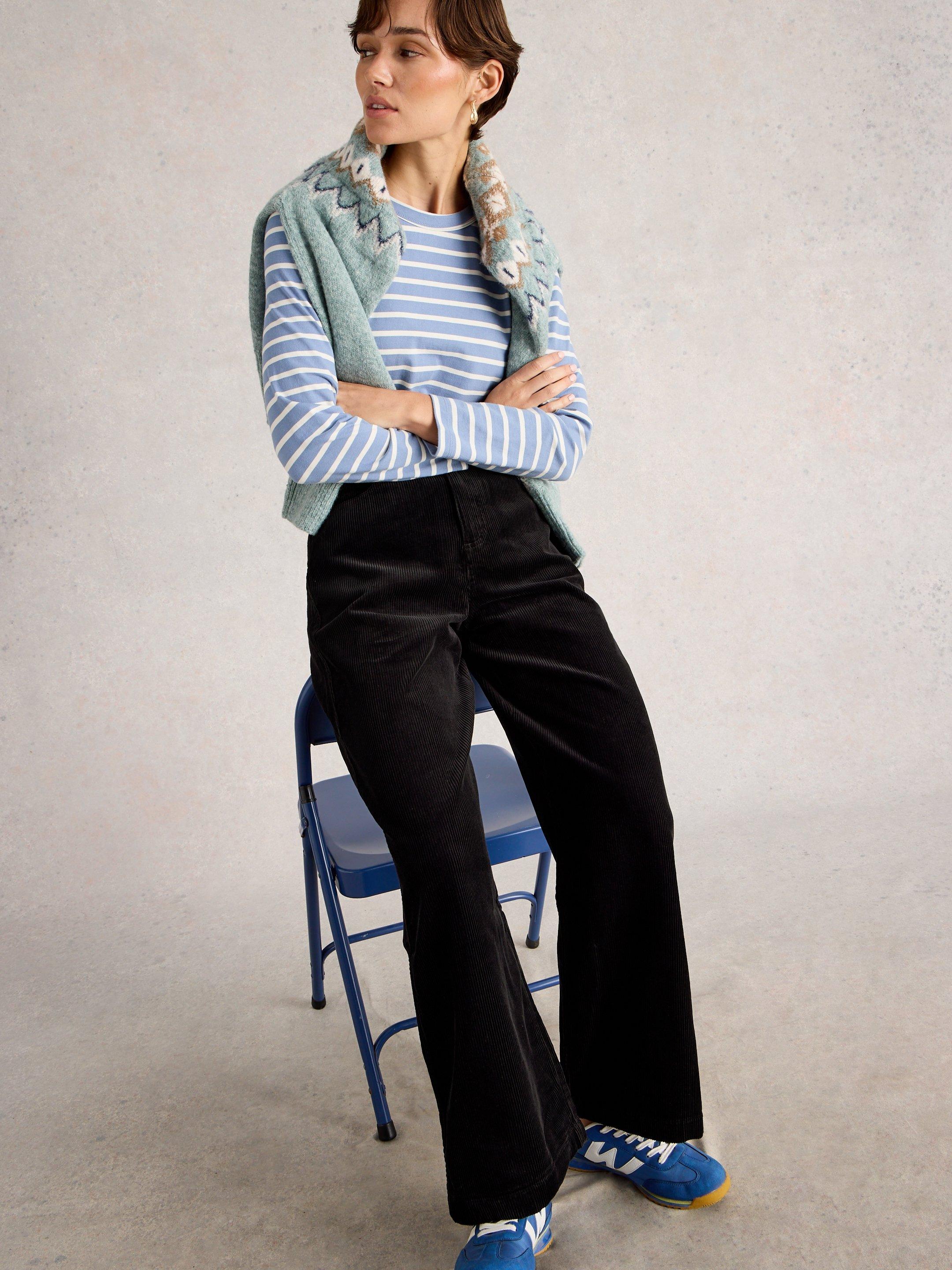 Ayla Wide Leg Cord Trouser