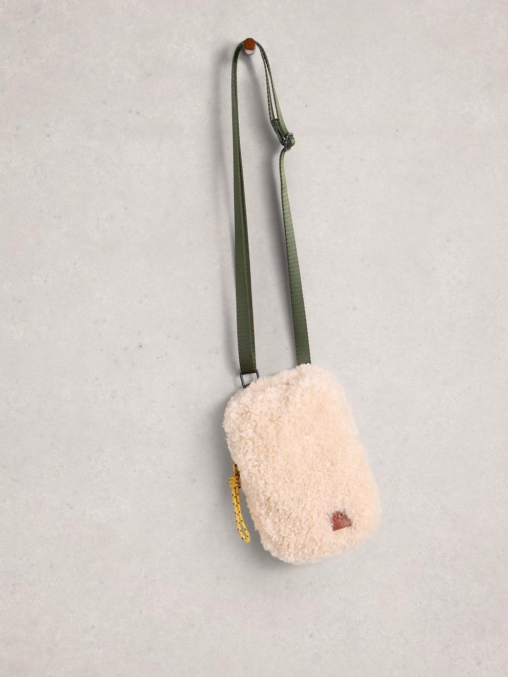 Meadow Borg Phone Bag in LGT NAT - FLAT FRONT