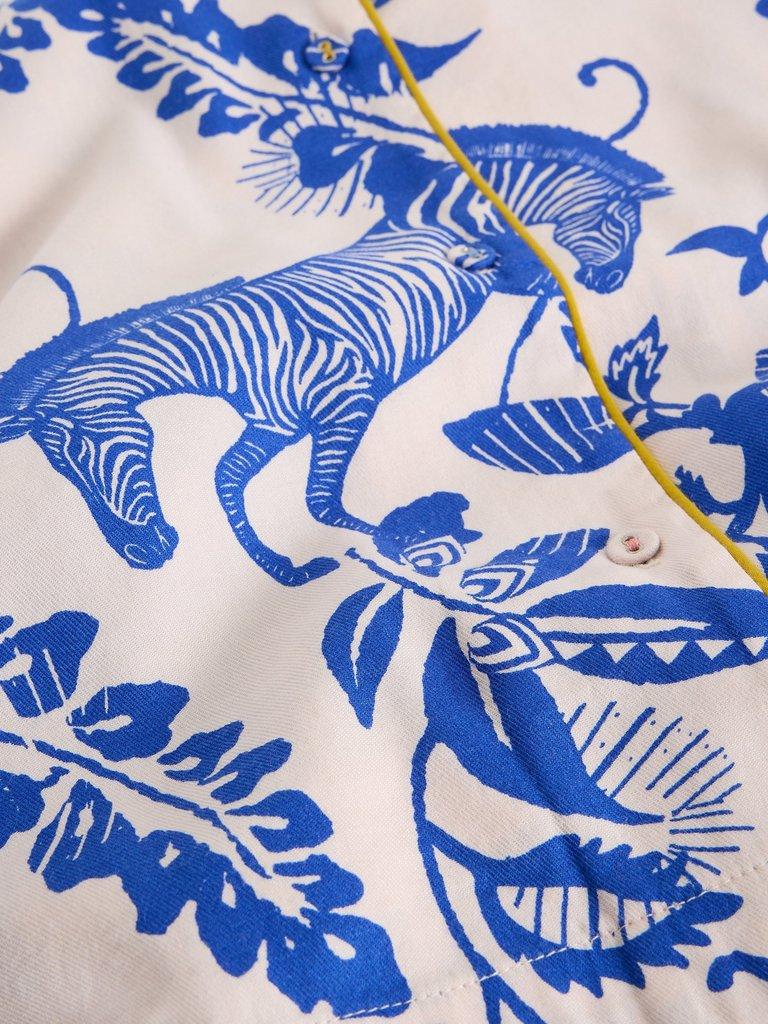 NINA ORGANIC PJ LONG SLEEVE SHIRT in PINK PR - FLAT DETAIL