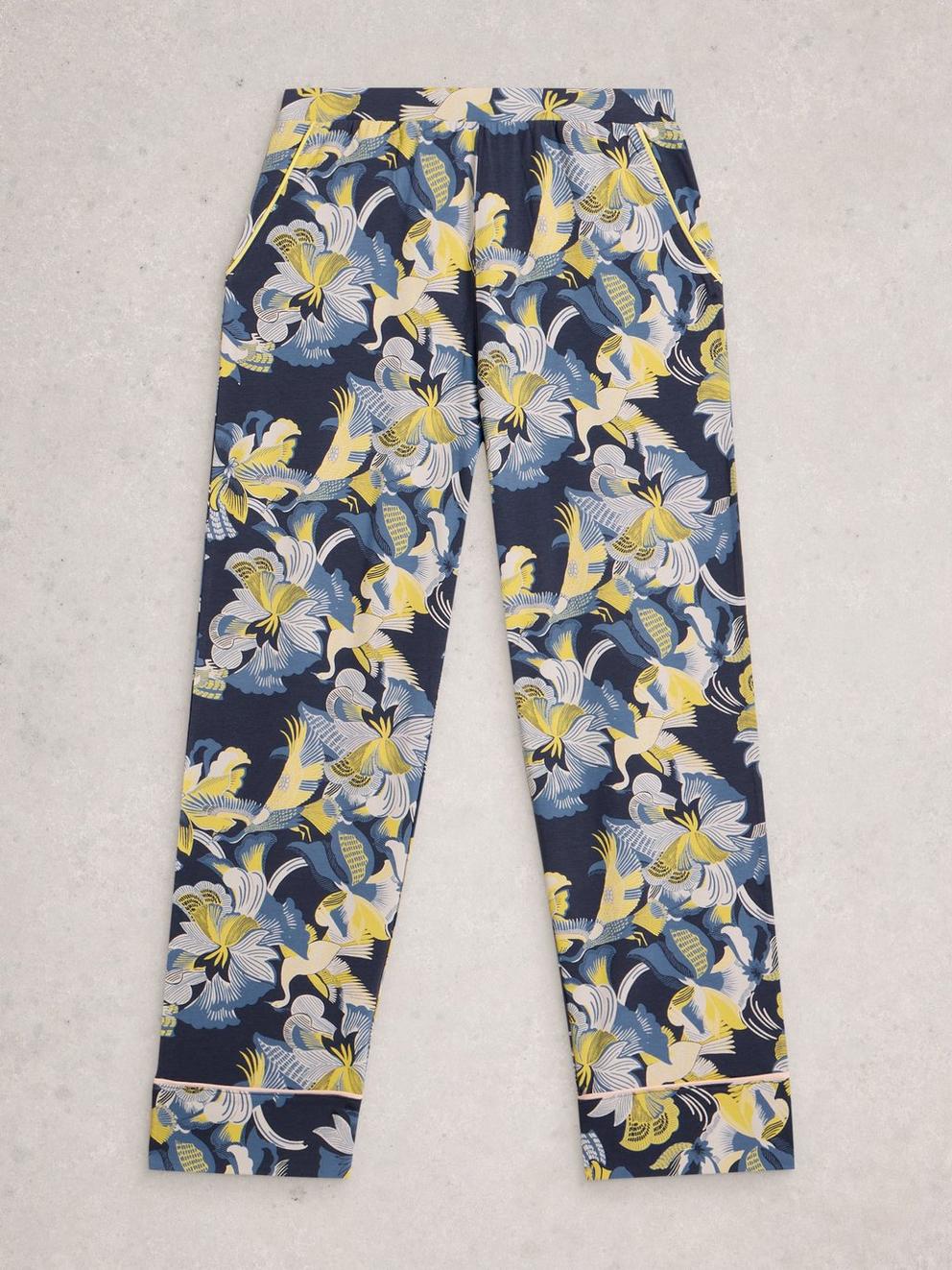 NINA PJ JERSEY BOTTOM in PURPLE PR - FLAT FRONT