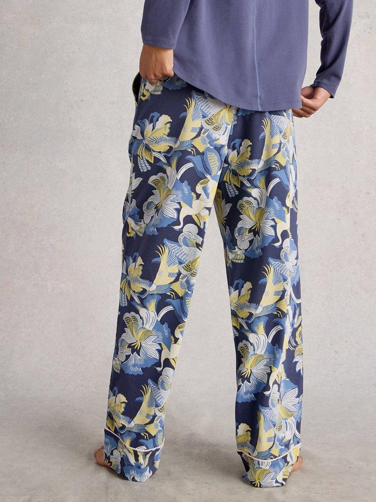 NINA PJ JERSEY BOTTOM in PURPLE PR - MODEL BACK