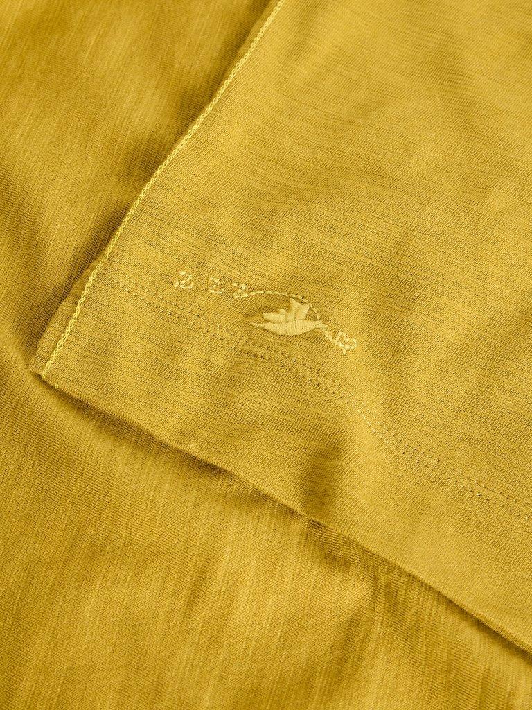 MIA BOXY TEE in MID CHART - FLAT DETAIL