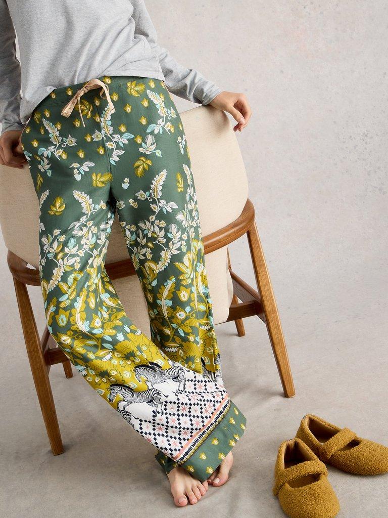 ORGANIC NINA PJ BOTTOM in GREEN PR - LIFESTYLE