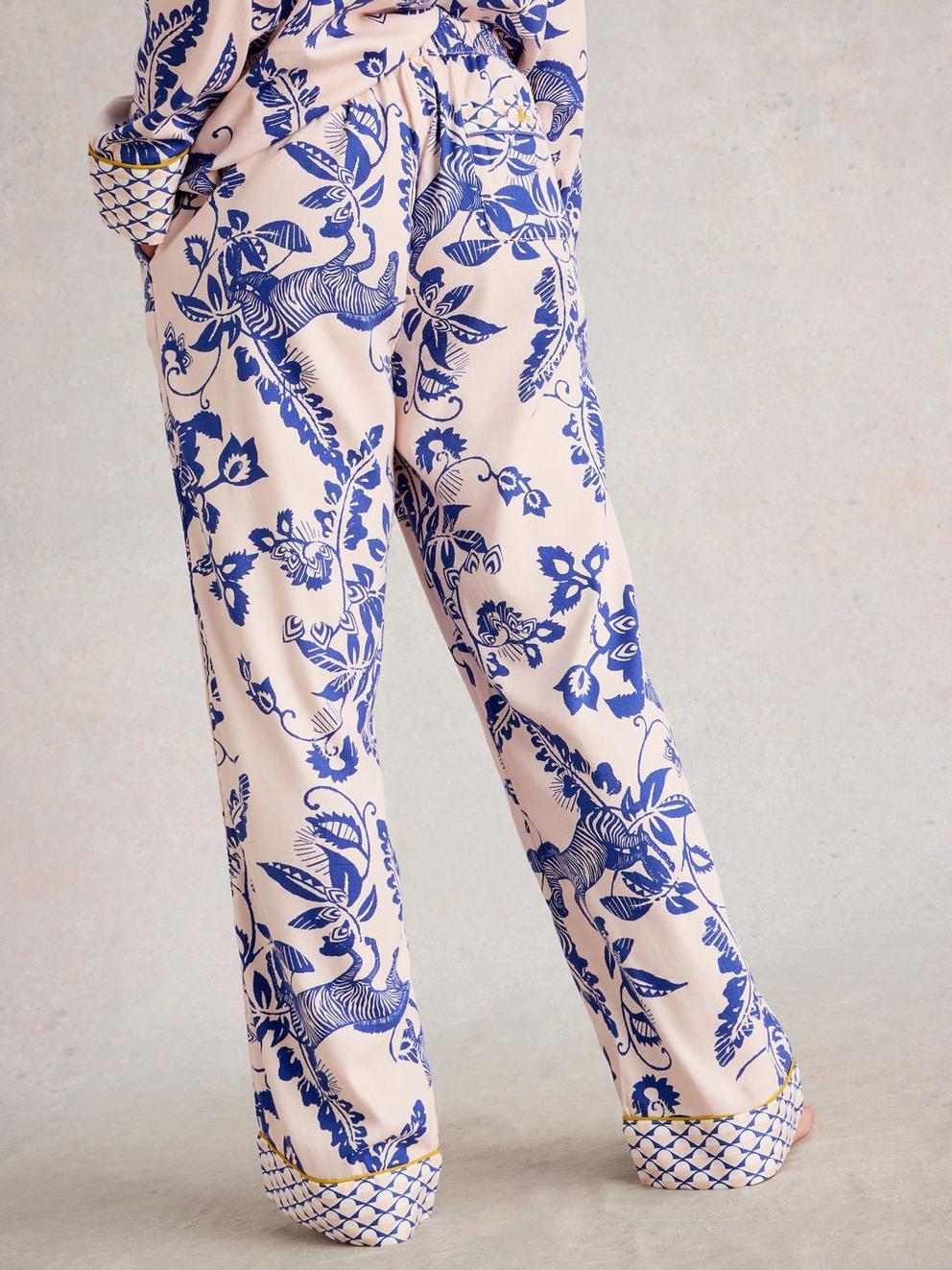 ORGANIC NINA PJ BOTTOM in PINK PR - MODEL BACK