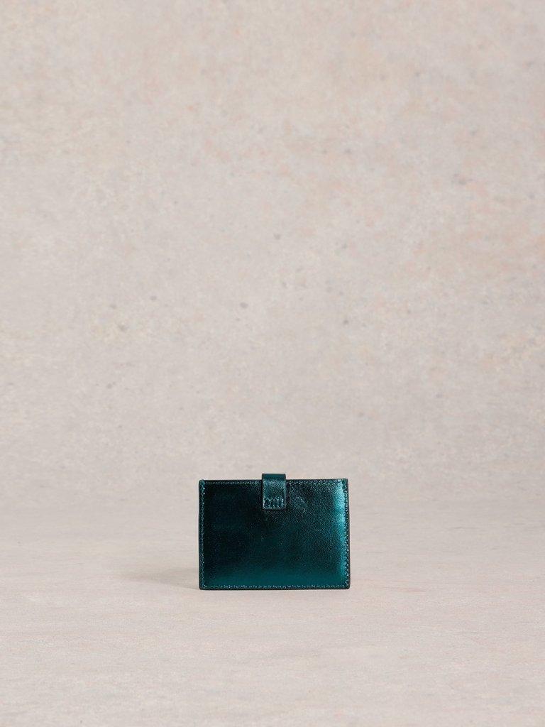 Womens Cari Card Holder in COLOUR MET - FLAT DETAIL