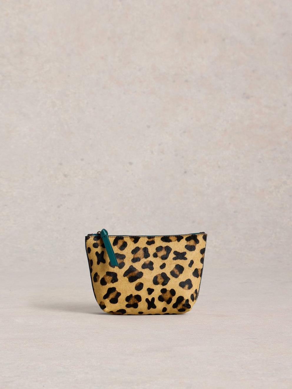 Tanya Toiletry Bag in BROWN MLT - FLAT FRONT