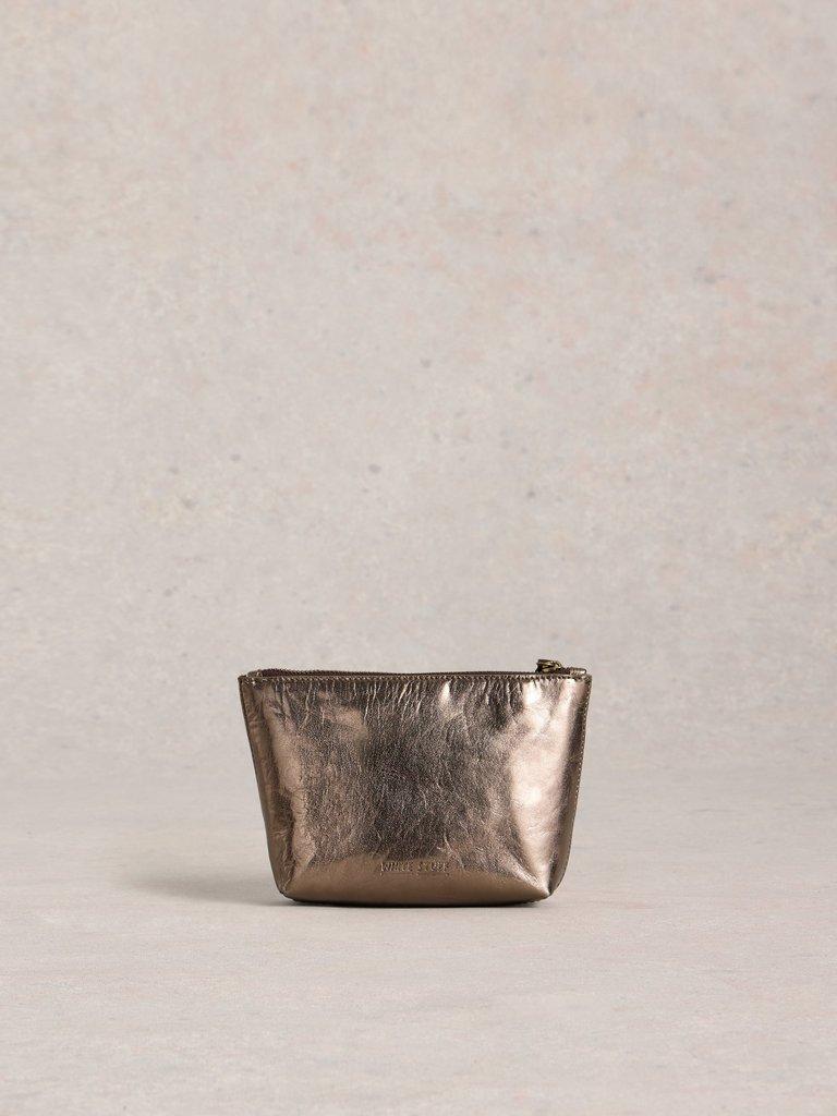 Tanya Toiletry Bag in MIXED MET - FLAT BACK