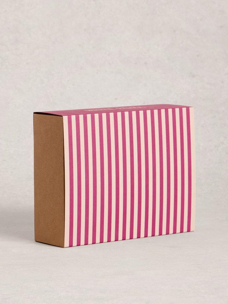 Xmas Ankle Socks 4 Pack in NAT MLT - FLAT BACK