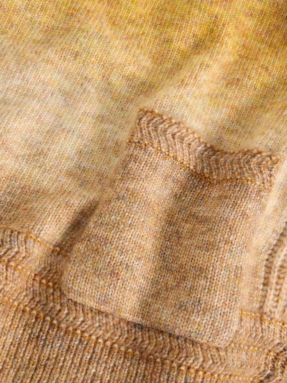 LILBET CREW NECK JUMPER in CHART MLT - FLAT DETAIL