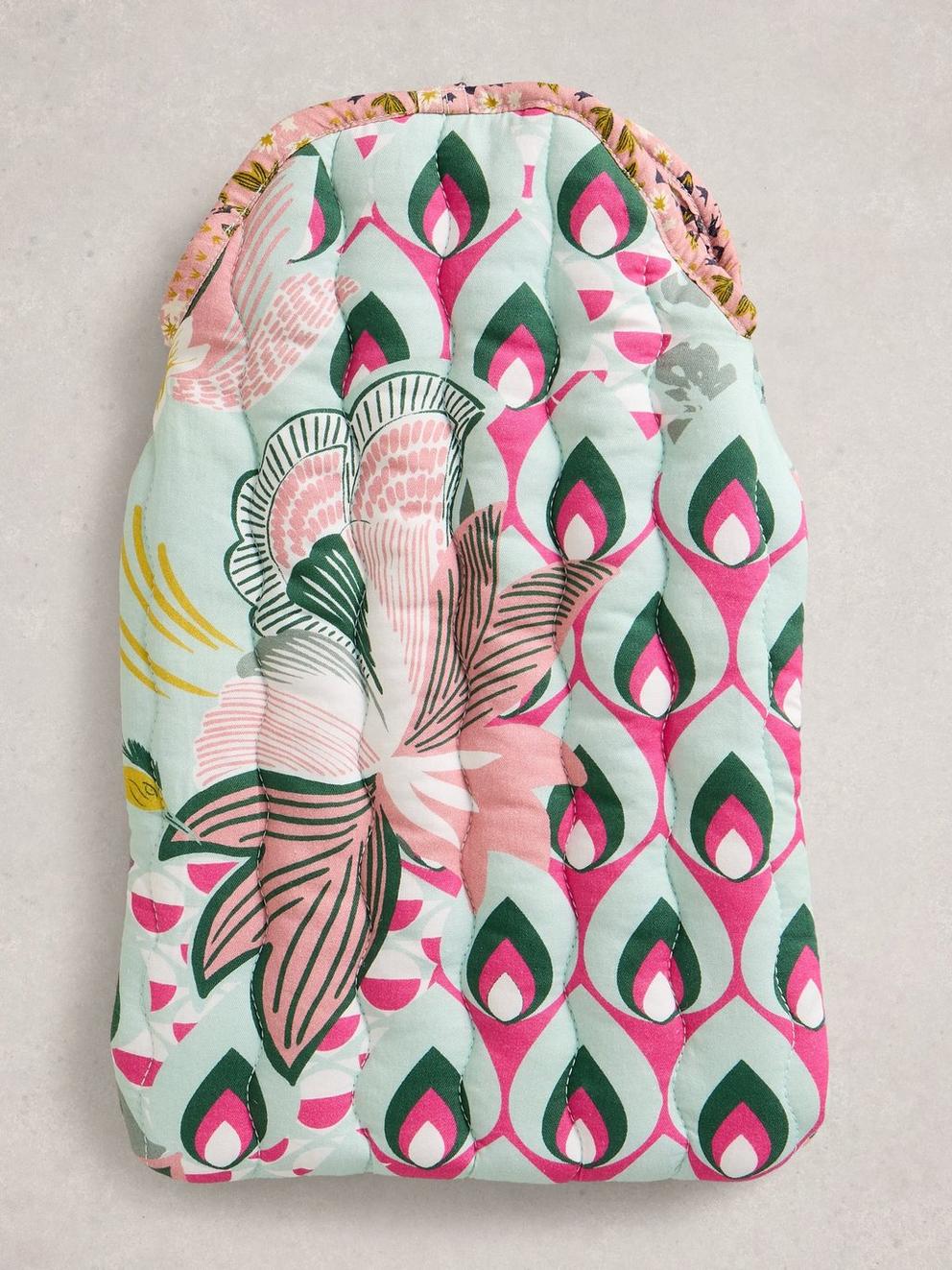 Hot Water Bottle Reversible in GREEN MLT - FLAT BACK