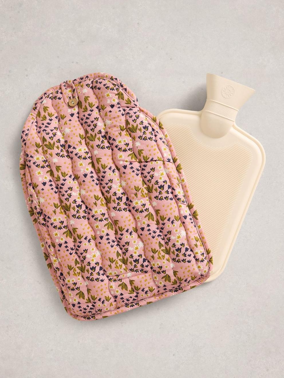 Hot Water Bottle Reversible in GREEN MLT - FLAT DETAIL