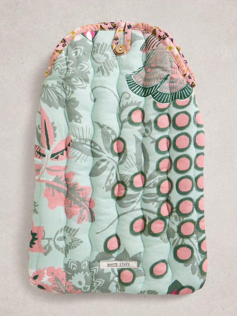 Hot Water Bottle Reversible in GREEN MLT - FLAT FRONT