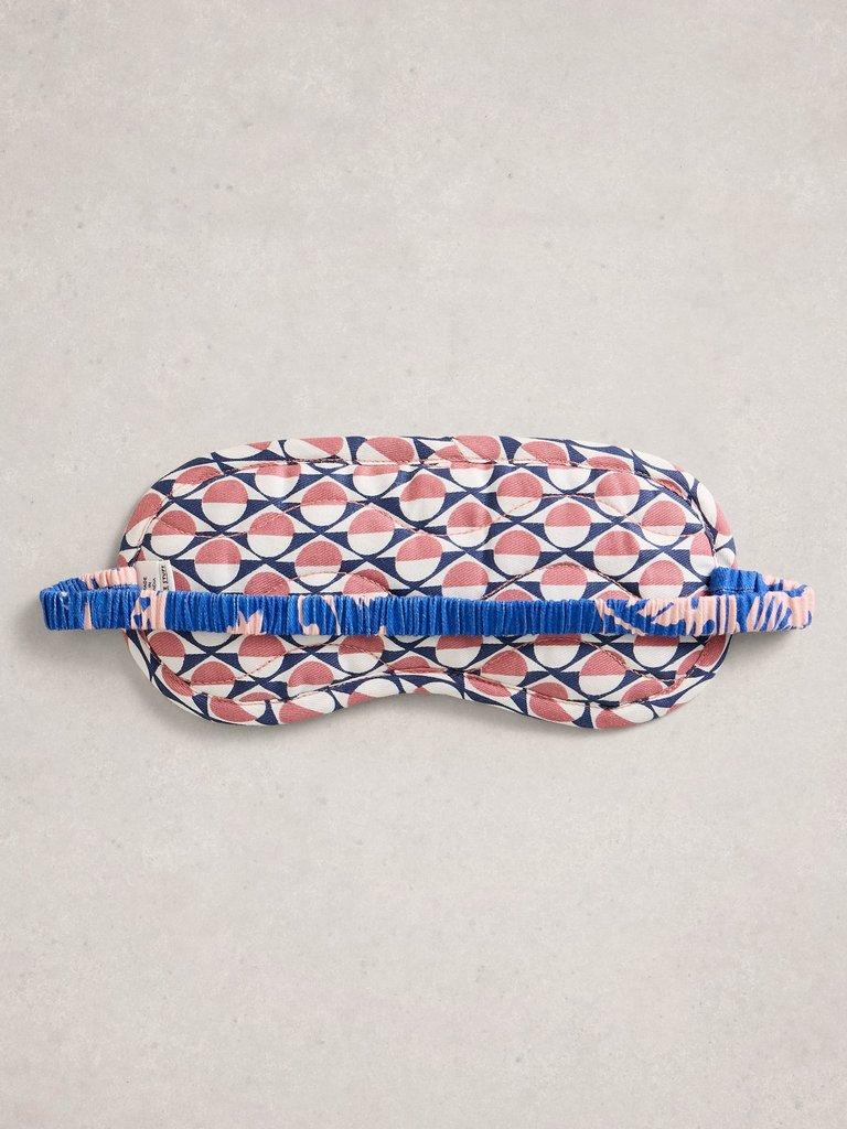 Print Eye Mask in BLUE MLT - FLAT BACK