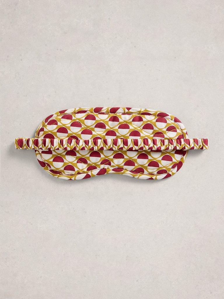 Print Eye Mask in RED MLT - FLAT DETAIL