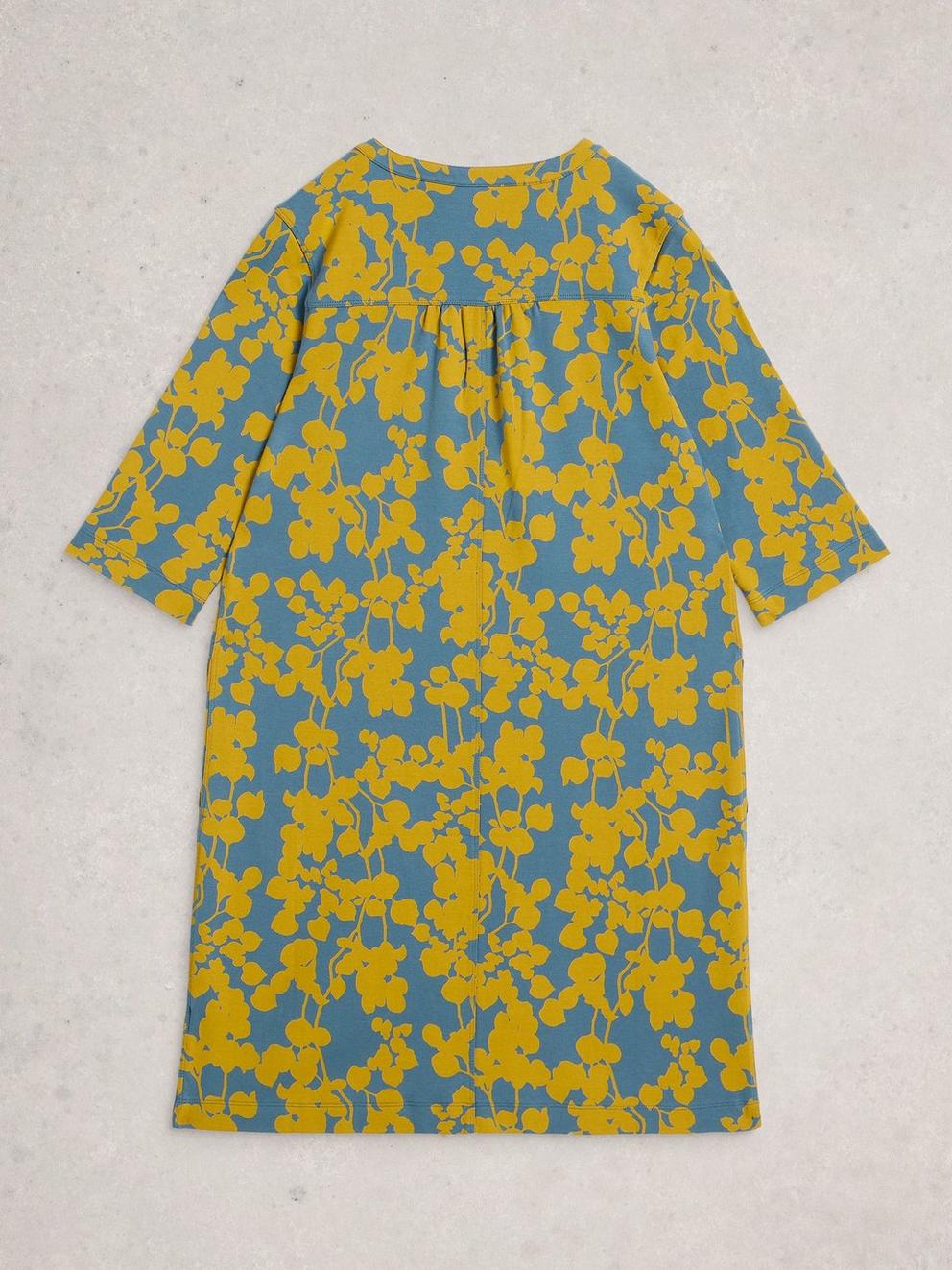 Jada Jersey Shift Dress in CHART PR - FLAT BACK