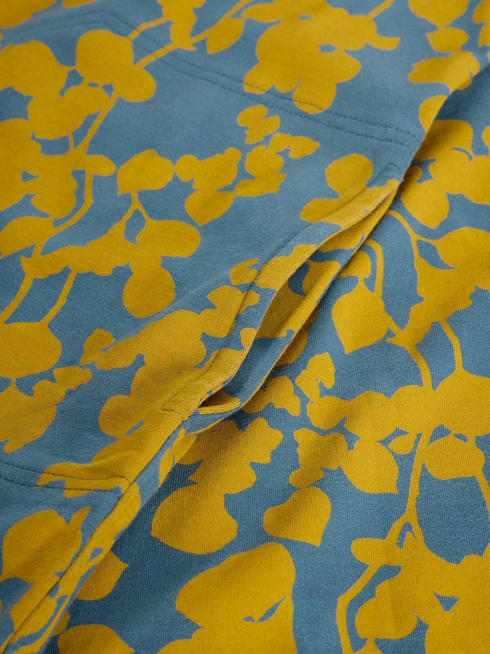 Jada Jersey Shift Dress in CHART PR - FLAT DETAIL