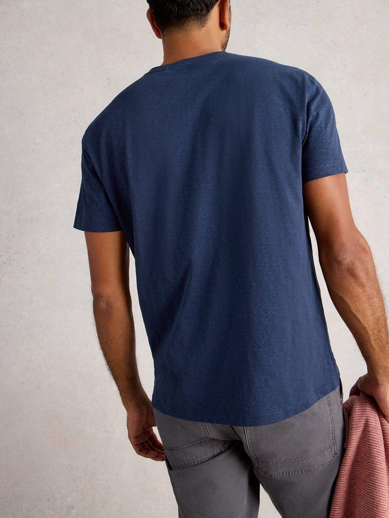 Abersoch Graphic In the Ocean in NAVY PR - MODEL BACK