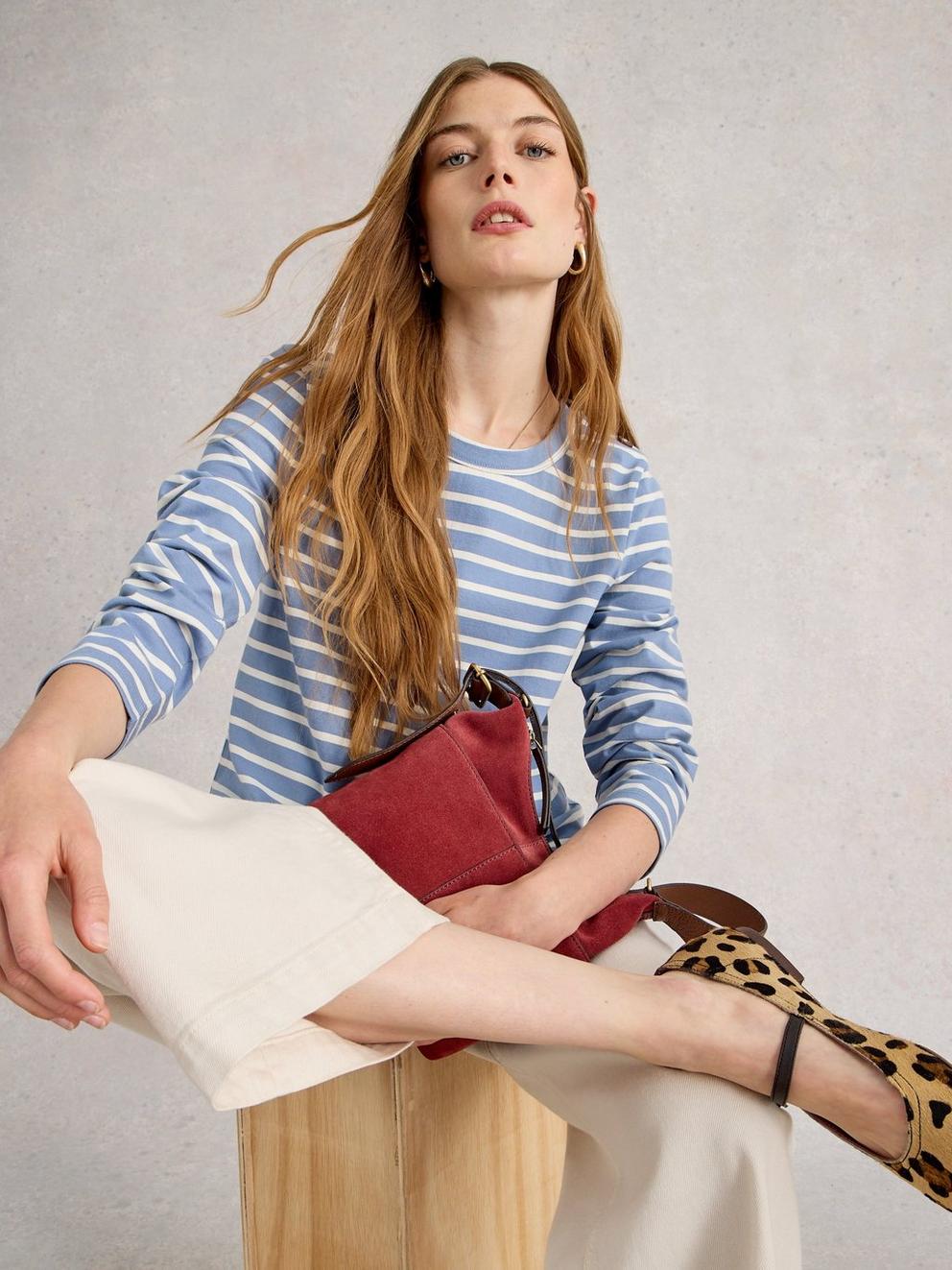 WILLOW TUNIC in BLUE MLT - LIFESTYLE