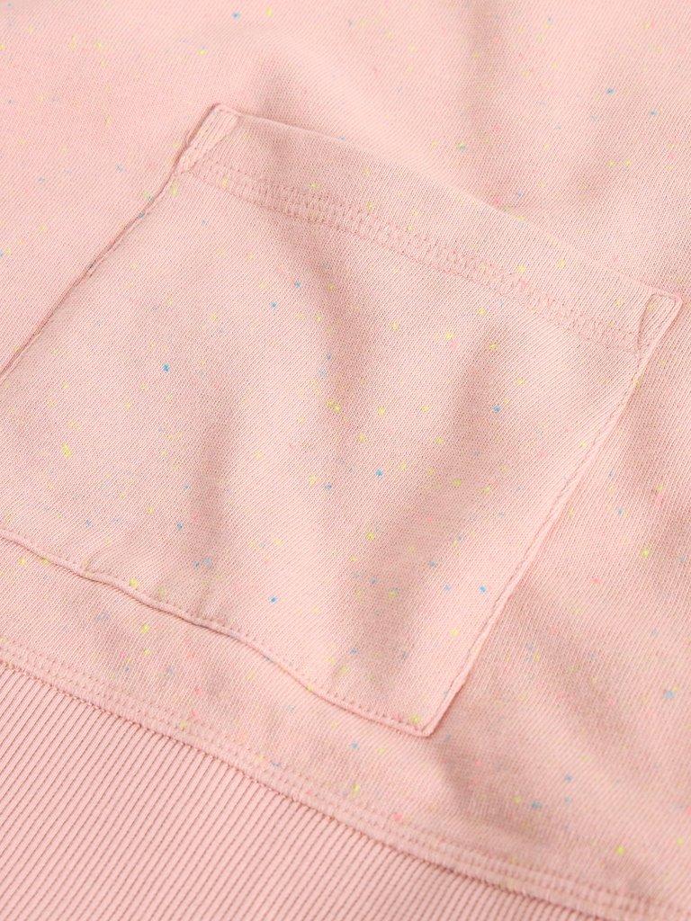 NEP SWEAT in LGT PINK - FLAT DETAIL