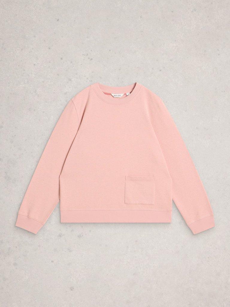 NEP SWEAT in LGT PINK - FLAT FRONT