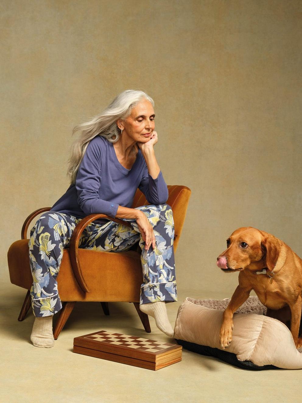 EVA PJ TOP JERSEY in DK PURPLE - MIXED