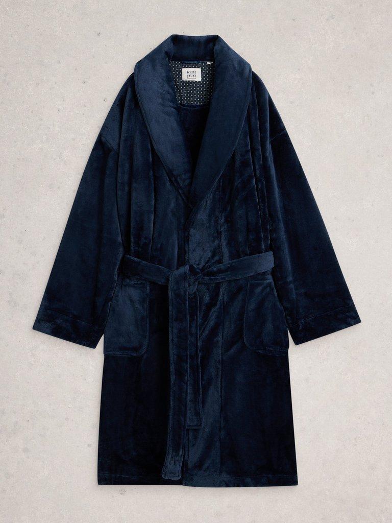Cosy Robe in DARK NAVY - FLAT FRONT