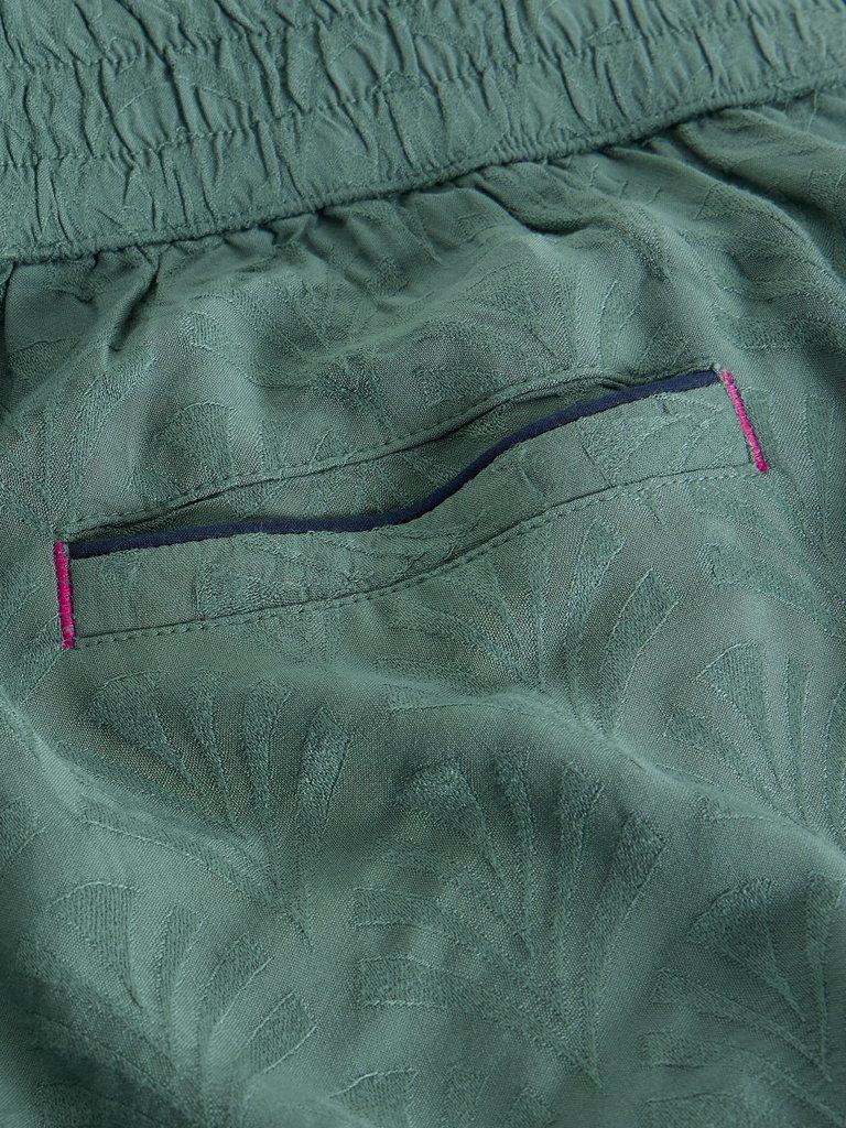 CELIA PJ BOTTOM in DK GREEN - FLAT DETAIL