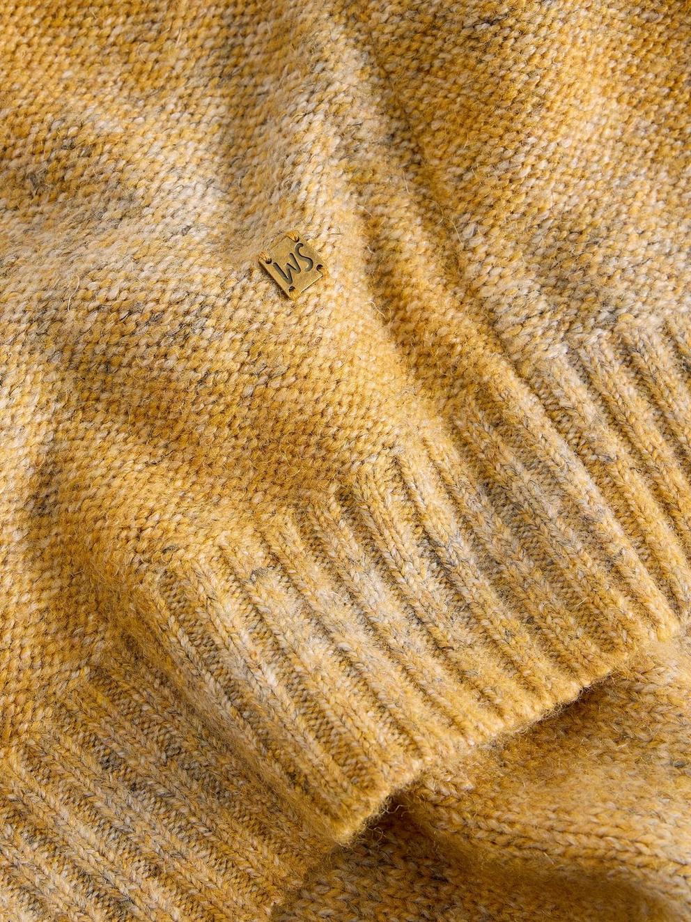 Oban Ombre Crew Neck in YELLOW MLT - FLAT DETAIL