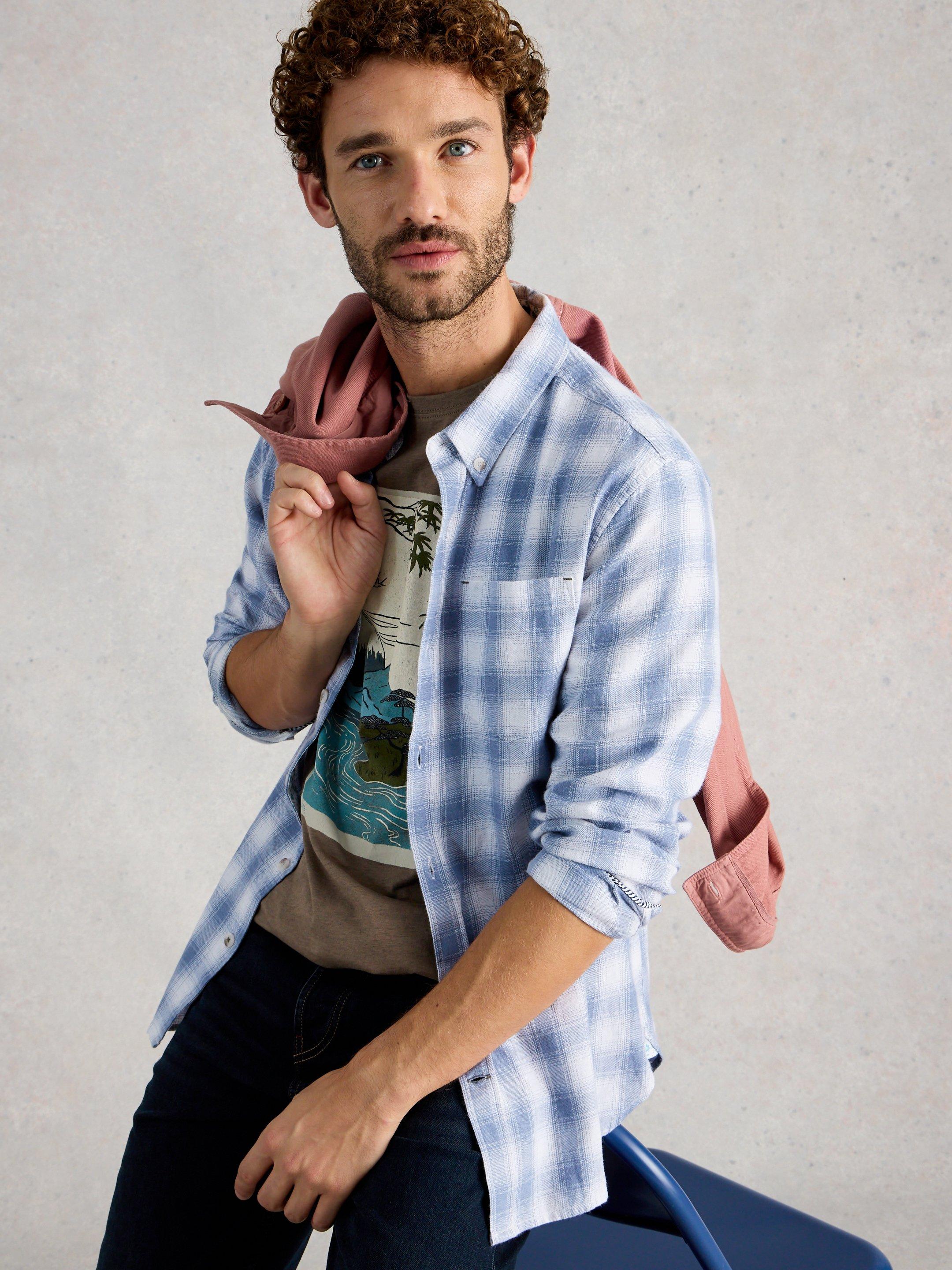 Ludlow Two Toned Check Shirt