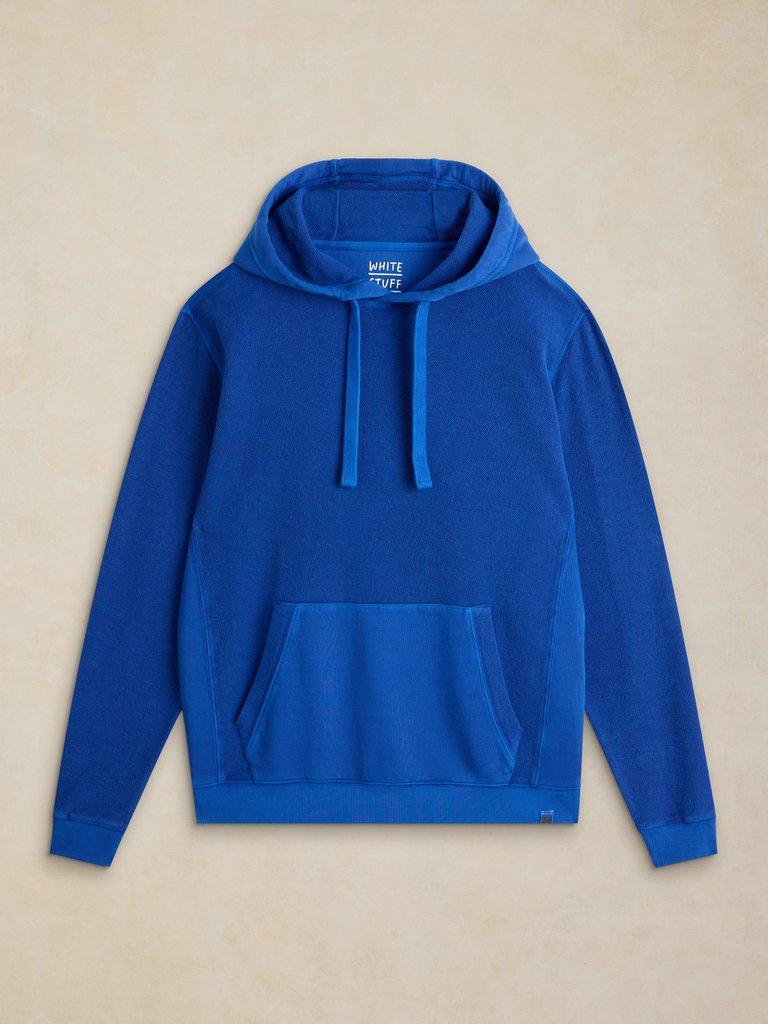 Sidmouth Overhead Hoodie in BRT BLUE - FLAT FRONT