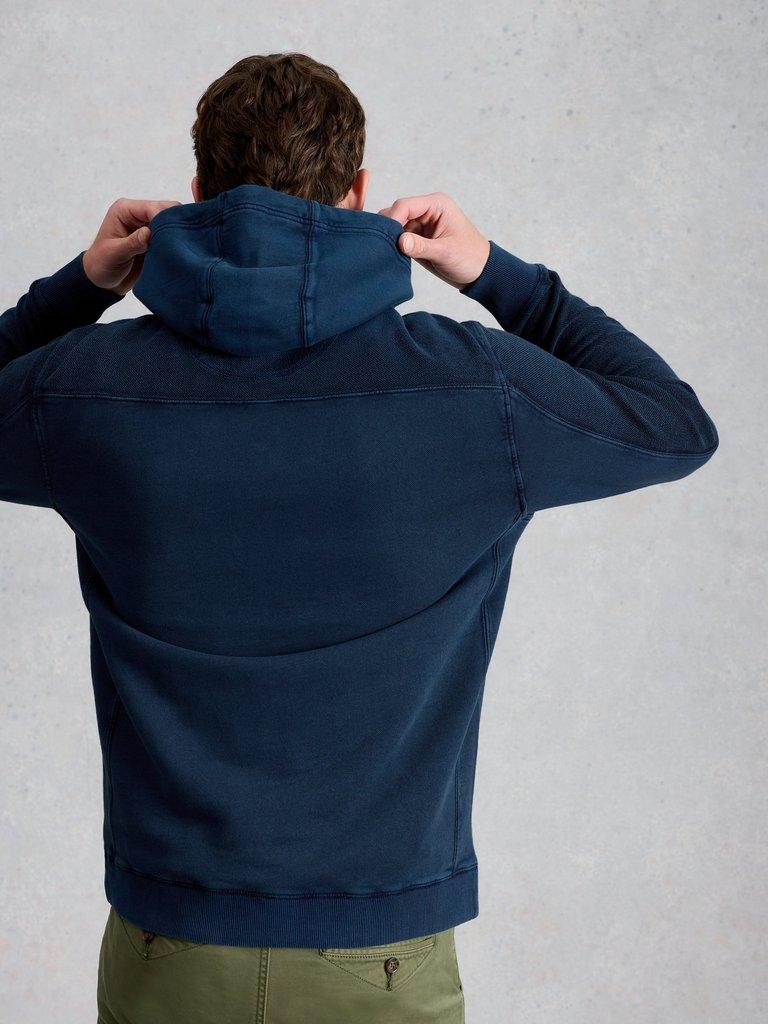 Sidmouth Overhead Hoodie in DARK NAVY - LIFESTYLE