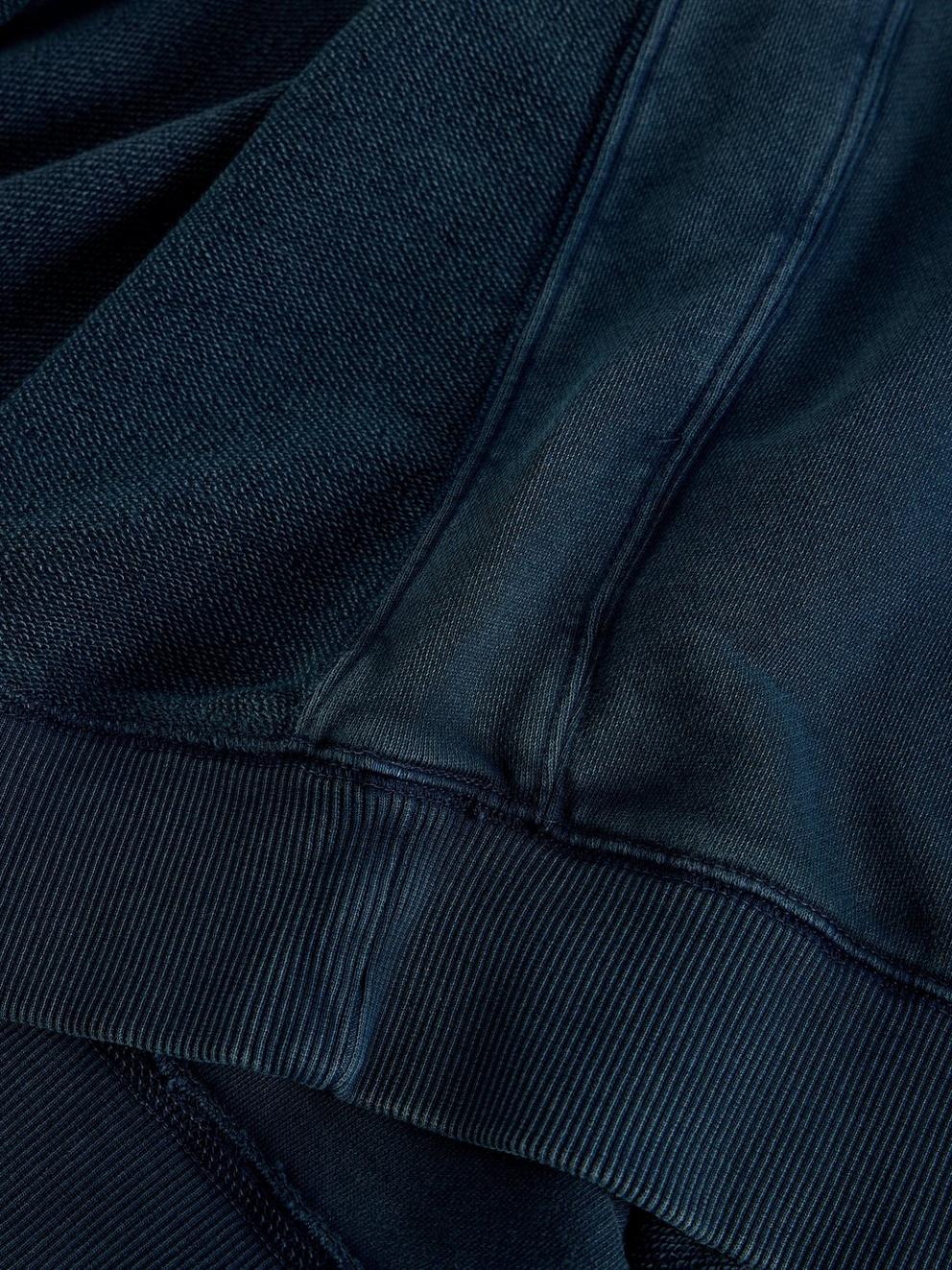 Sidmouth Crew Neck in DARK NAVY - FLAT DETAIL