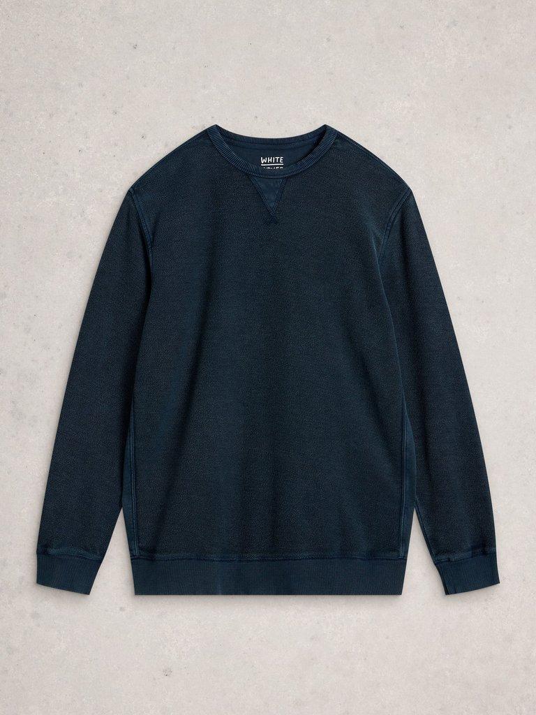 Sidmouth Crew Neck in DARK NAVY - FLAT FRONT