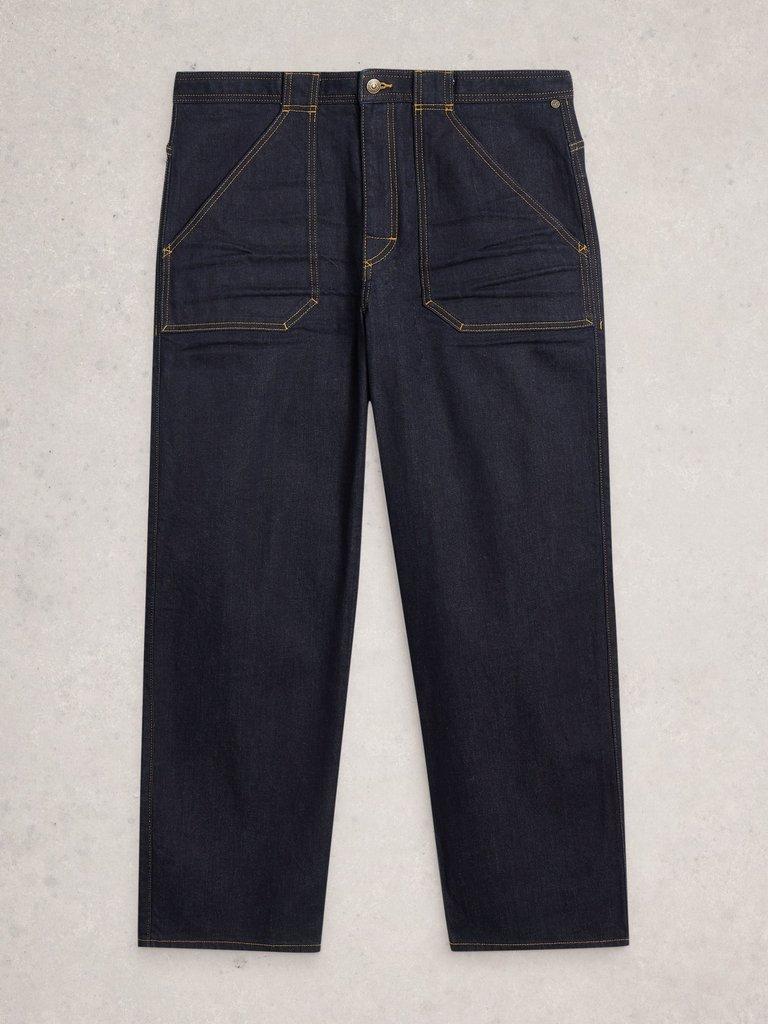 Denim Crantock Jean in DK DENIM - FLAT FRONT
