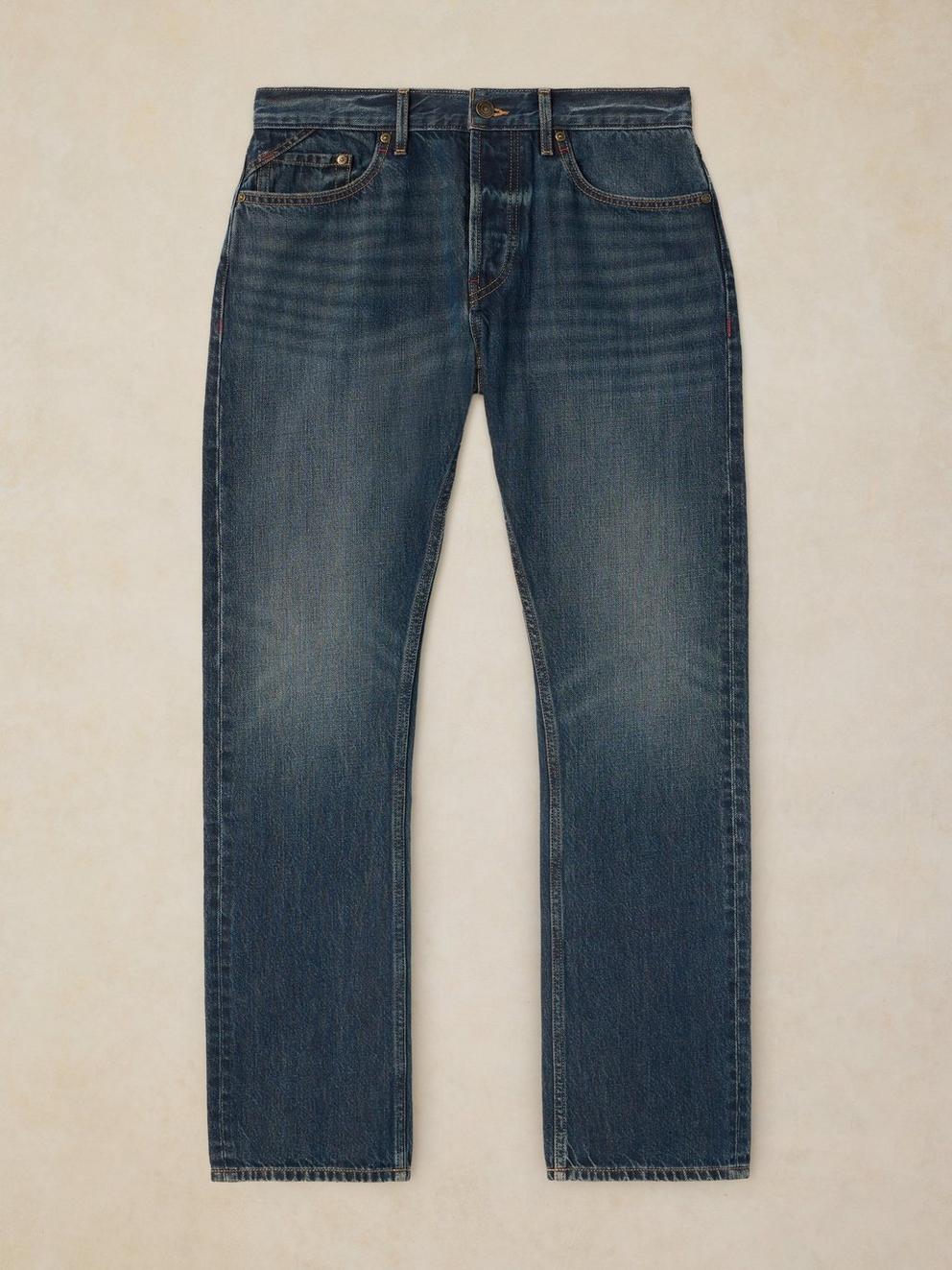 Eastwood Straight Leg Jean in DENIM MLT - FLAT FRONT