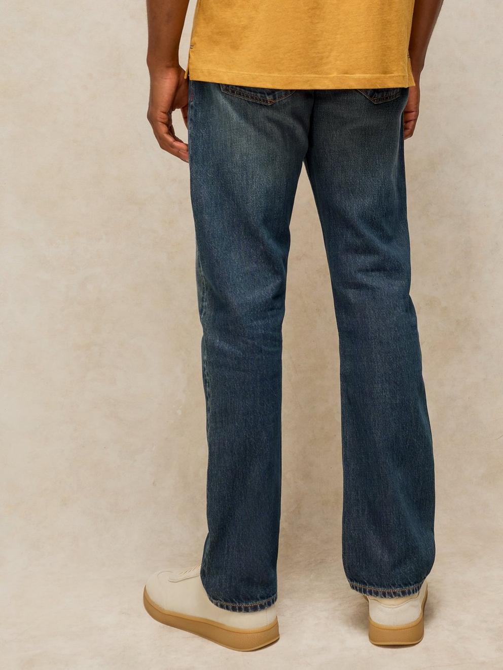 Eastwood Straight Leg Jean in DENIM MLT - MODEL BACK