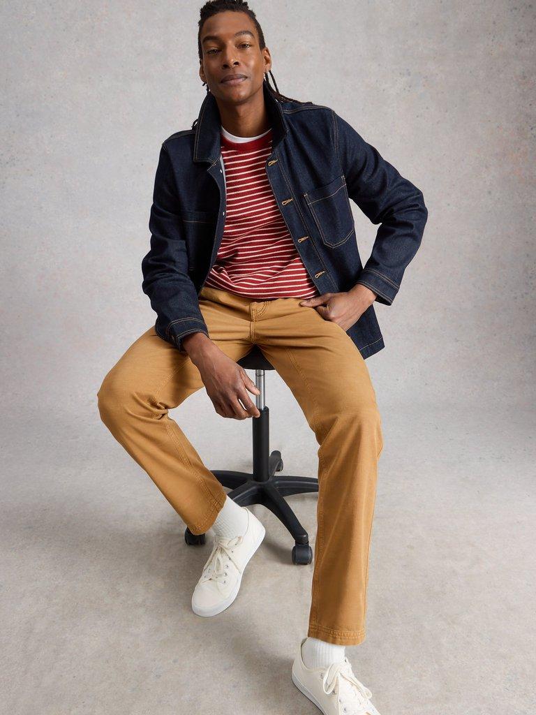 Chapman Casual Trouser in MID TAN - LIFESTYLE