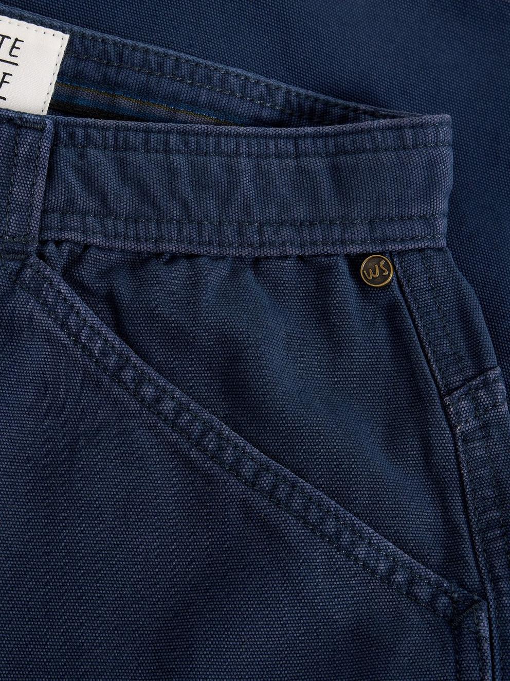 Crantock Utility Short in DARK NAVY - FLAT DETAIL