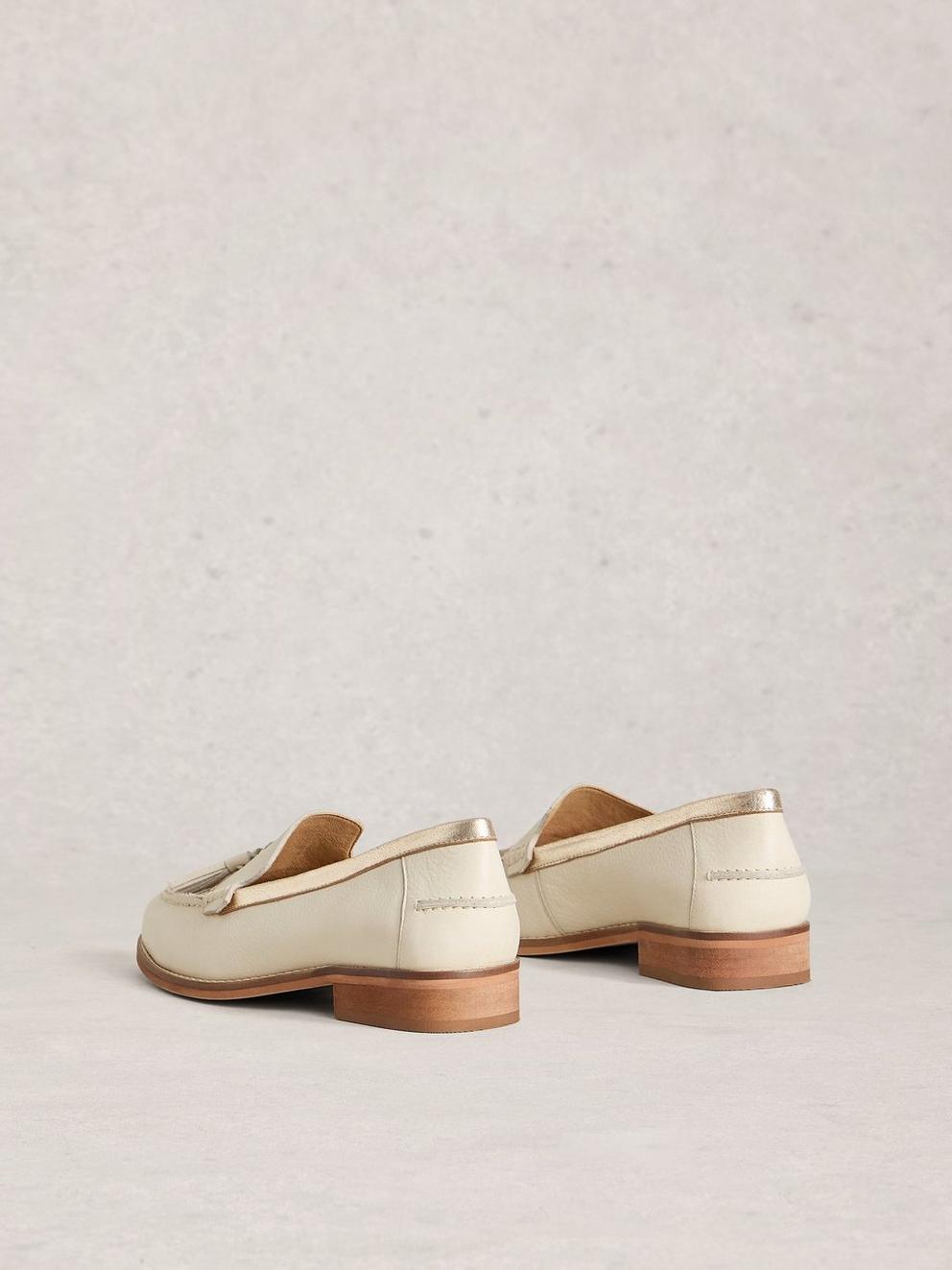 Elba Loafers in IVORY MLT - FLAT BACK