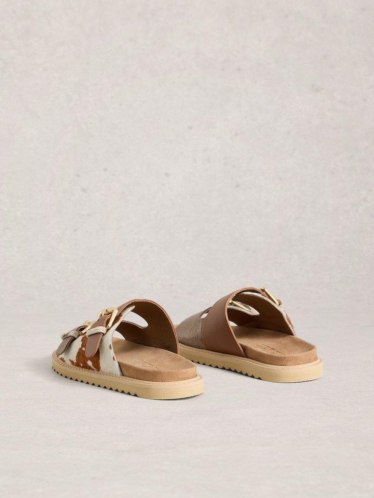 Patty Footbed in TAN MULTI - FLAT BACK