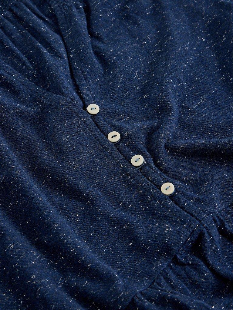 MARLIE SPARKLE TUNIC in DARK NAVY - FLAT DETAIL