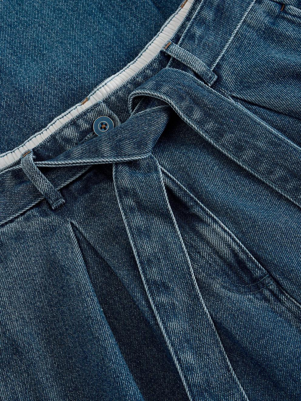 Lyle Wide Leg Jean in MID DENIM - FLAT DETAIL