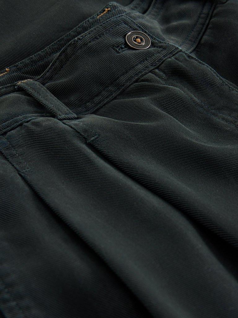 Sasha Full Length Wide Leg Trouser in WASHED BLK - FLAT DETAIL