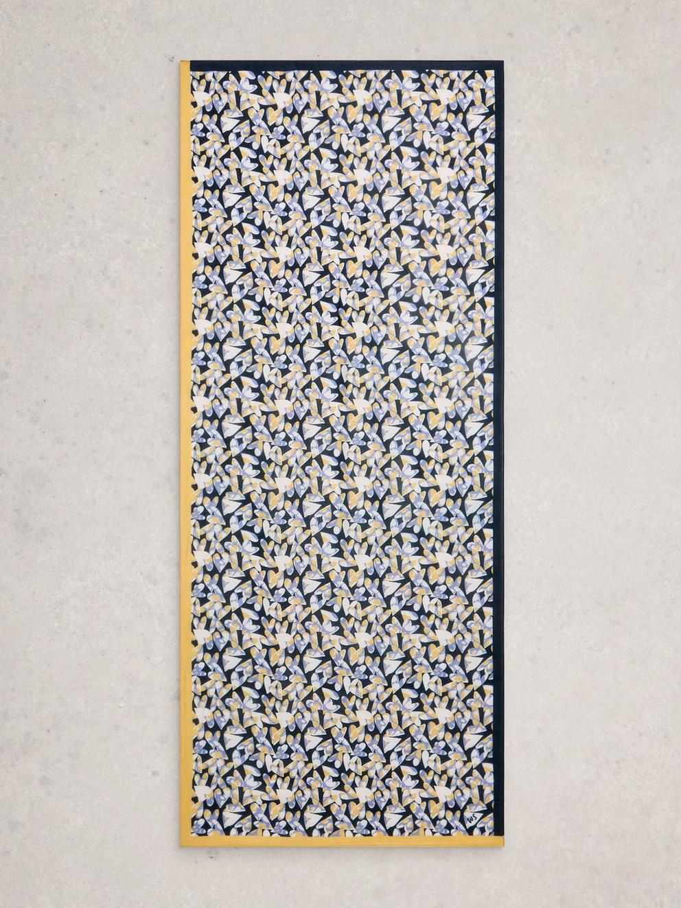 Sophie Print Scarf in CHART PR - FLAT BACK