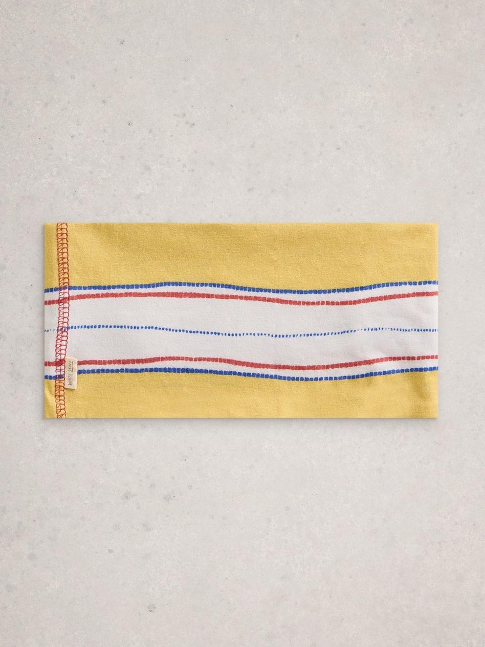 Versatile Neck Jersey Roll in CHART MLT - FLAT FRONT