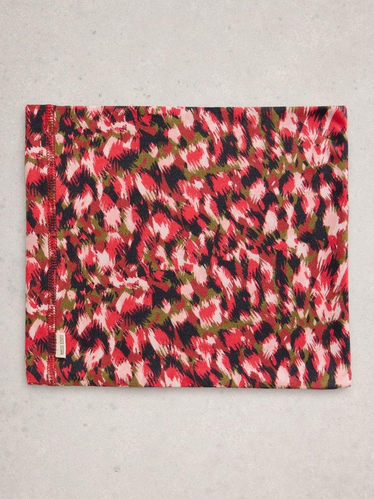 Versatile Neck Jersey Roll in CORAL MLT - FLAT BACK