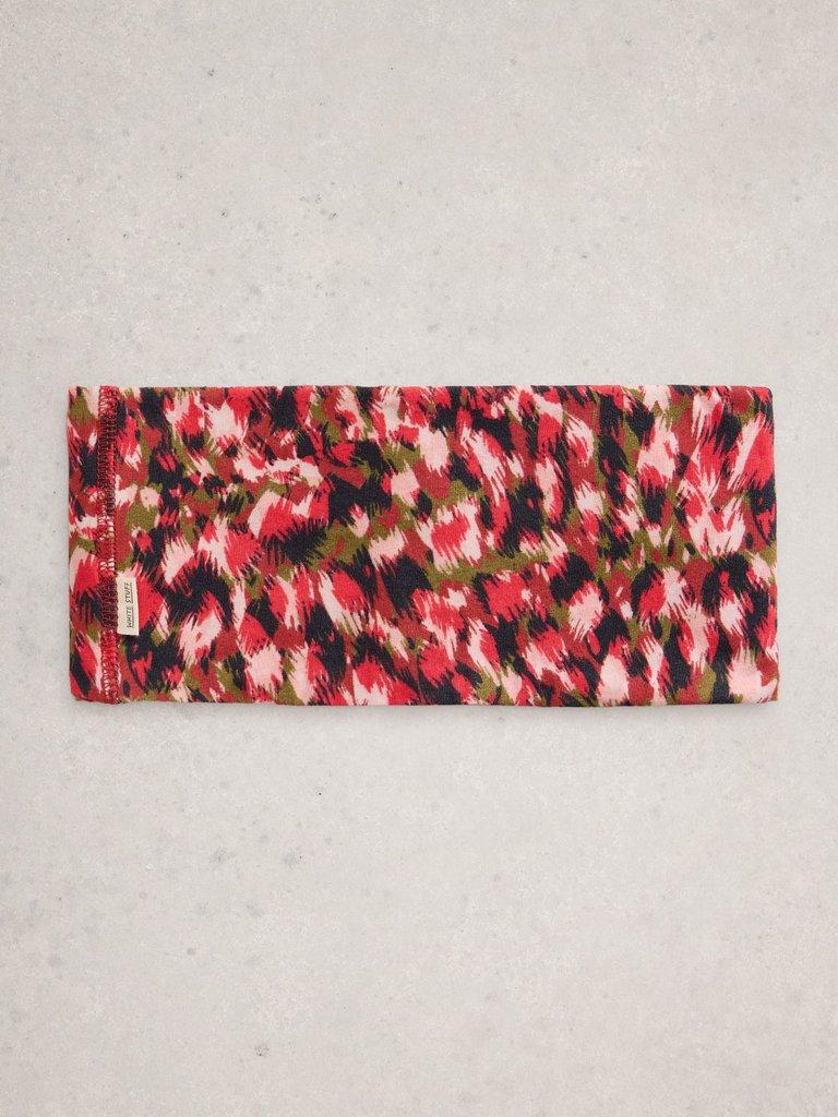 Versatile Neck Jersey Roll in CORAL MLT - FLAT FRONT