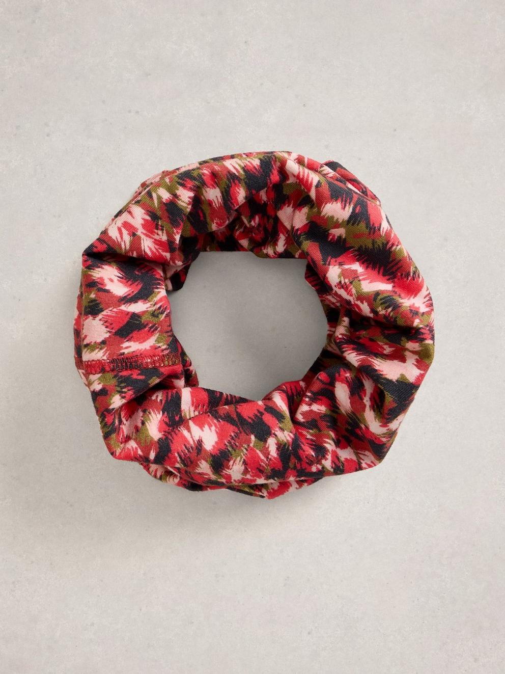 Versatile Neck Jersey Roll in CORAL MLT - LIFESTYLE